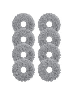 8 Almohadillas de Mopa Microfibra VIEWALL para Roborock Q Revo