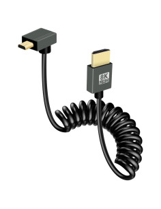 Cable Micro HDMI a HDMI Enrollado GELRHONR 8K 0.30-0.91m