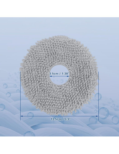 8 Almohadillas de Mopa Microfibra VIEWALL para Roborock Q Revo