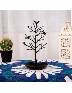 Soporte de Joyería en Forma de Árbol WELL-STRONG Negro 2