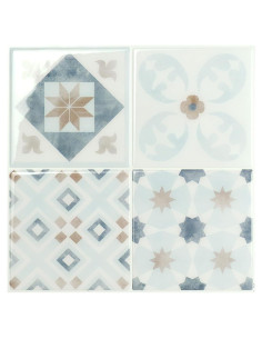 Azulejos autoadhesivos Smart Tiles Parma Blue 5 unidades 22.86 cm