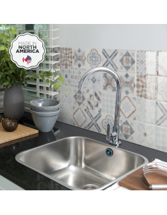 Azulejos autoadhesivos Smart Tiles Parma Blue 5 unidades 22.86 cm 2