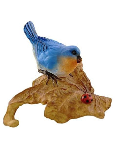 Estatua de Jardín de Hadas Top Collection Pájaro Azul 4.45cm