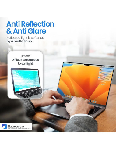 Pantalla de Privacidad Magnética SlateArrow 13" Antirreflejo