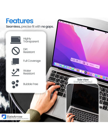 Pantalla de Privacidad Magnética SlateArrow 13" Antirreflejo
