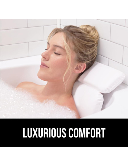 Almohada de Baño GORILLA GRIP con Ventosas y Espuma 5cm