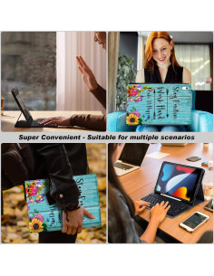 Funda Teclado Bluetooth DEGDFSGR para iPad 10 Gen 10.9" 2022 2