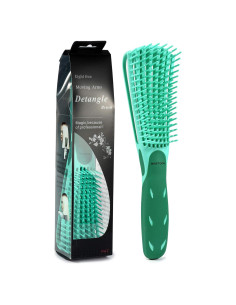 Cepillo Desenredante BESTOOL para Cabello Rizado 3/4abc Verde