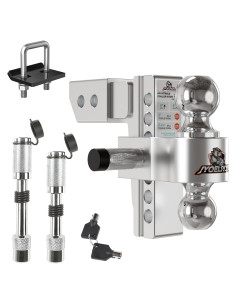 Enganche de Remolque Ajustable Jyoelron 2" y 2.5" 6" 12,500 LBS