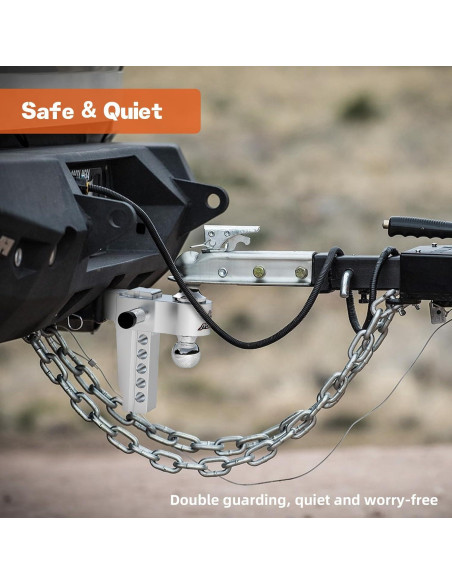 Enganche de Remolque Ajustable Jyoelron 2" y 2.5" 6" 12,500 LBS