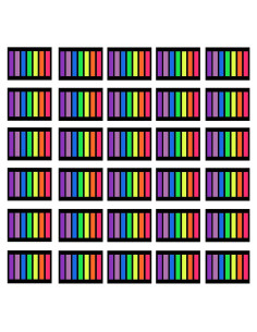 Marcadores de Página Adhesivos SIQUK 4200 Piezas 7 Colores