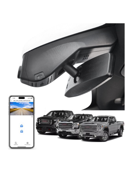 Cámara Dash 4K Mangoal para GMC Sierra 1500/2500/3500 2019-2023 Cámara Dash 4K Mangoal para GMC Sierra 1500/2500/3500 2019-2023
