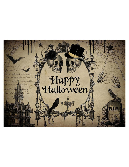 Fondo de Foto Halloween DULUDA 2.13x1.83m Esqueleto Bailando