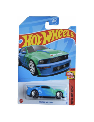 Hot Wheels Ford Mustang 2007 Escala 1:64 Azul Verde