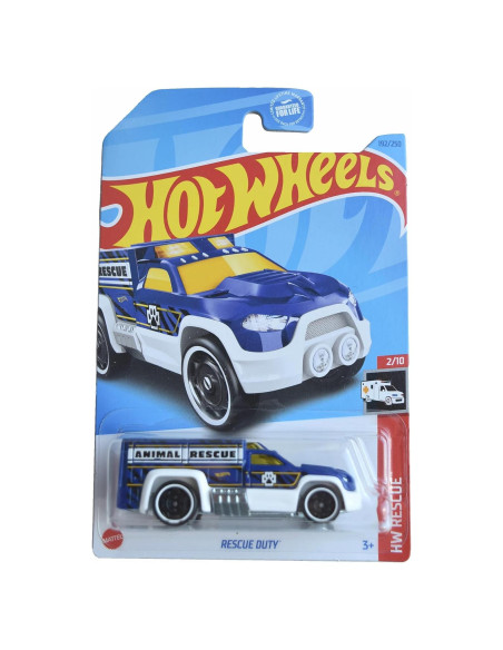 Hot Wheels Deber de Rescate Azul 1:64 Mattel Hot Wheels Deber de Rescate Azul 1:64 Mattel