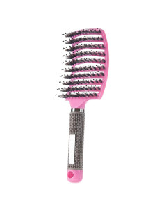 Cepillo Desenredante Hairstreaq Rosa, Ventilado, Sin Dolor, 24.9 cm