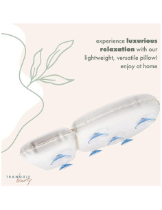 Almohada de Baño TranquilBeauty Blanca PVC Alivio Dolor 35x36cm 2