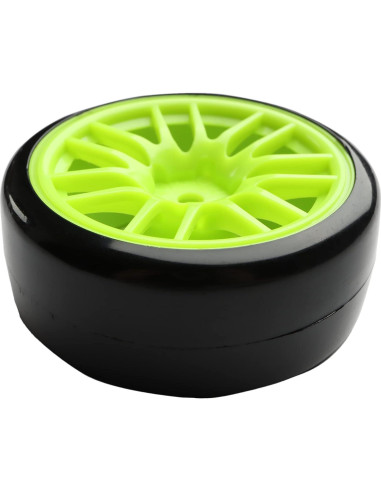 4 Neumáticos y Ruedas RC 1:10 GDOOL 63mm Plástico Verde