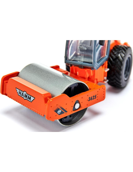 Compactador de Tambor Único Siku 3530 Metal Naranja 1:50