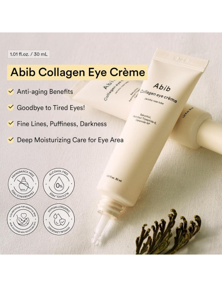 Crema para Ojos Abib Jericho Rose 30g - Anti-Ojeras y Líneas Finas