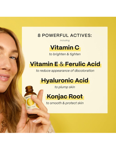 Suero Facial de Vitamina C Mad Hippie 30 ml Hidratante Antienvejecimiento