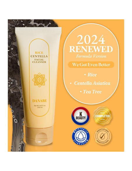 Limpiador Facial Espuma de Arroz Centella 150ml - EOEO