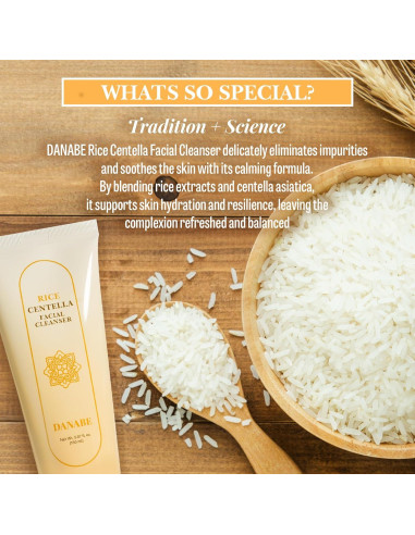 Limpiador Facial Espuma de Arroz Centella 150ml - EOEO