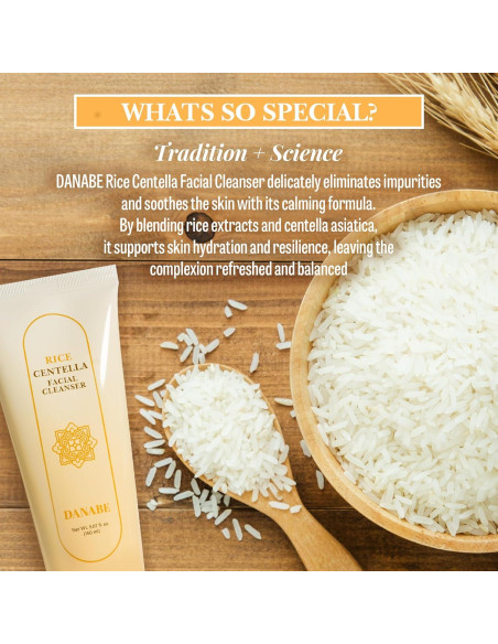 Limpiador Facial Espuma de Arroz Centella 150ml - EOEO