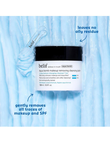 Bálsamo Limpiador Desmaquillante Belif Aqua Bomb 93g