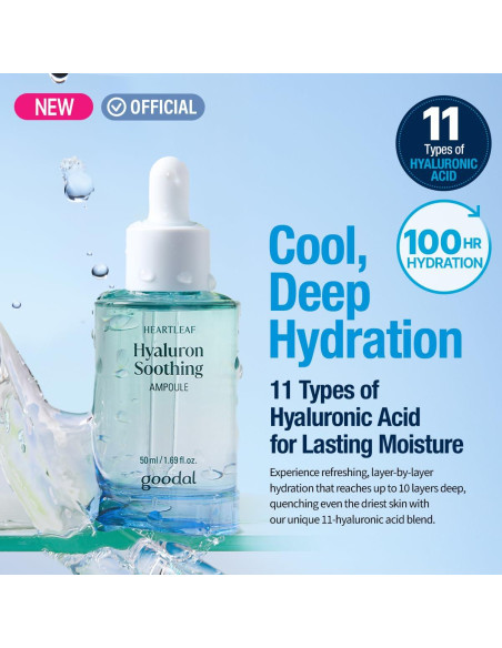 GOODAL Ampoule Hidratante Hyaluron 50ml - Cuidado Piel Coreano GOODAL Ampoule Hidratante Hyaluron 50ml - Cuidado Piel Coreano
