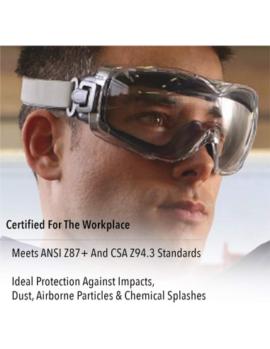 Gafas de seguridad Honeywell Uvex Stealth OTG con lente clara