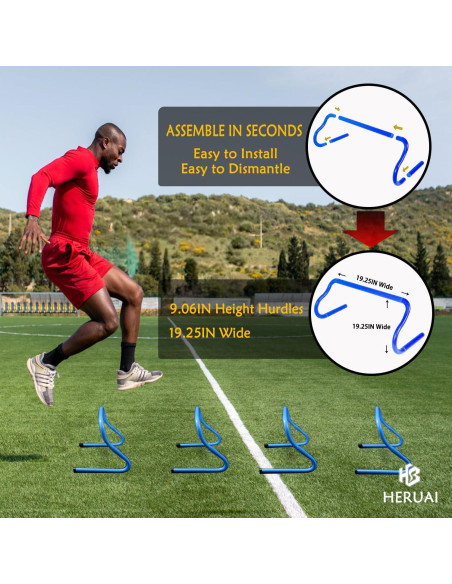 Equipo de Entrenamiento de Velocidad HERUAI con Escalera 6.1m