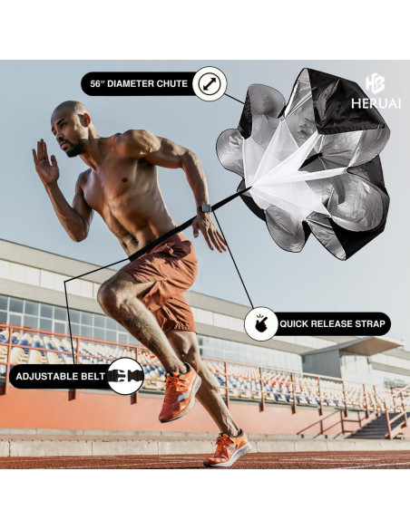 Equipo de Entrenamiento de Velocidad HERUAI con Escalera 6.1m