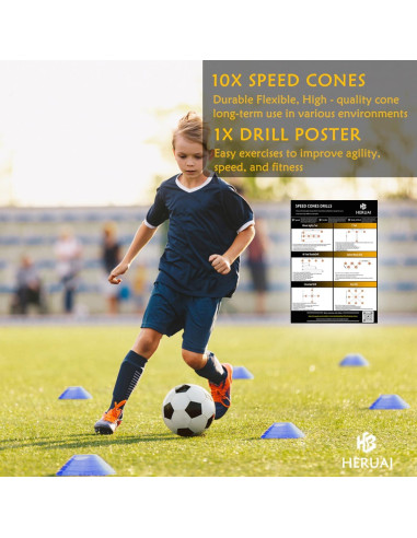 Equipo de Entrenamiento de Velocidad HERUAI con Escalera 6.1m