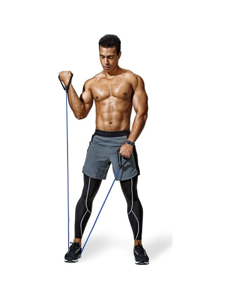 Bandas de Resistencia Atemi Sports con Mangos y Anclaje - Media