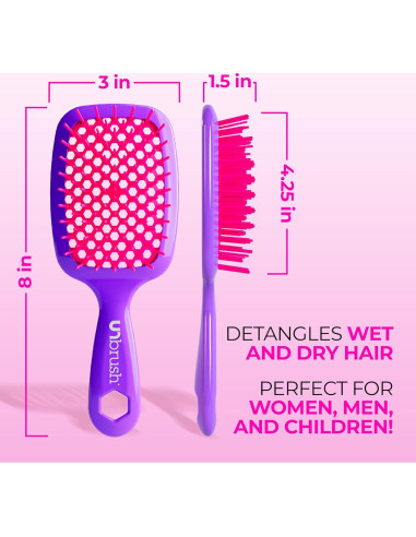 Cepillo Desenredante UNbrush FHI Heat - Húmedo y Seco, Antiestático