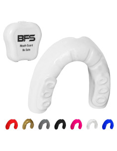 Protector Bucal Deportivo BSF Impex Blanco para Boxeo y Más