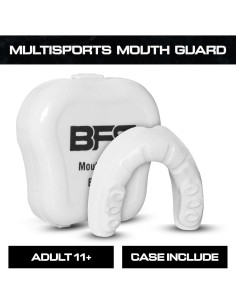Protector Bucal Deportivo BSF Impex Blanco para Boxeo y Más 2