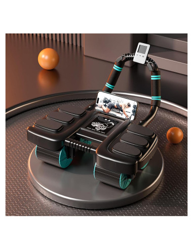 Rueda Abdominal POYIPI 2024 con Soporte para Codos - Ejercicio Estable