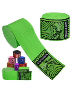 Envolturas de Mano BEAST RAGE 4.5m Semi-Elásticas para Boxeo