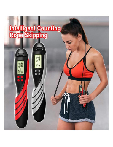 Cuerda de Saltar Digital SIERLIKY con Contador LCD y Ajuste de Peso