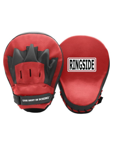 Mitones Curvados de Boxeo Ringside Rojo 26.67 cm