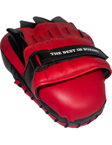 Mitones Curvados de Boxeo Ringside Rojo 26.67 cm