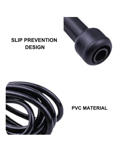 Cuerda de Saltar Ajustable Genérico 2.74m para Fitness