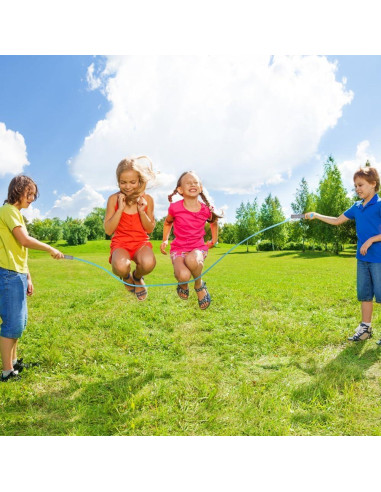 Cuerda de saltar ajustable flintronic 260 cm para niños