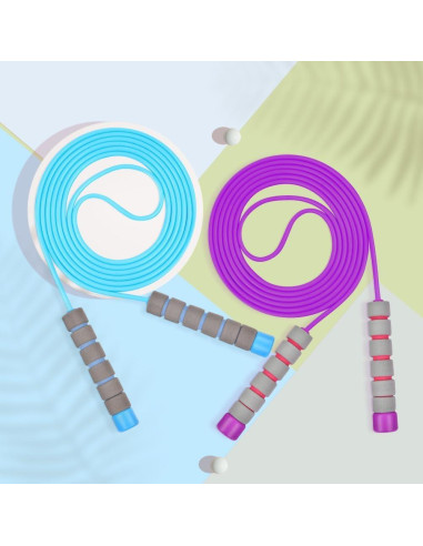 Cuerda de saltar ajustable flintronic 260 cm para niños