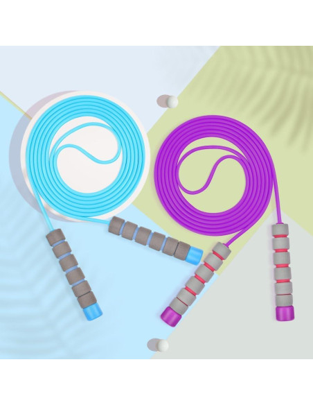 Cuerda de saltar ajustable flintronic 260 cm para niños