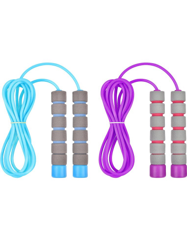 Cuerda de saltar ajustable flintronic 260 cm para niños