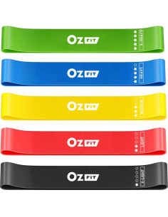 Juego de Bandas de Resistencia OZFIT 5 Niveles para Ejercicio 2