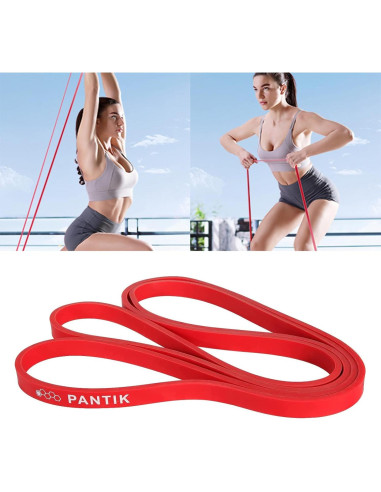 Banda de Resistencia PANTIK Roja 15-35 kg para Ejercicio
